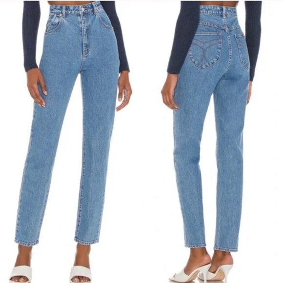 Rolla’s Dusters High Rise Slim Jeans in Neighborhood Blue Size 26 - Picture 1 of 11